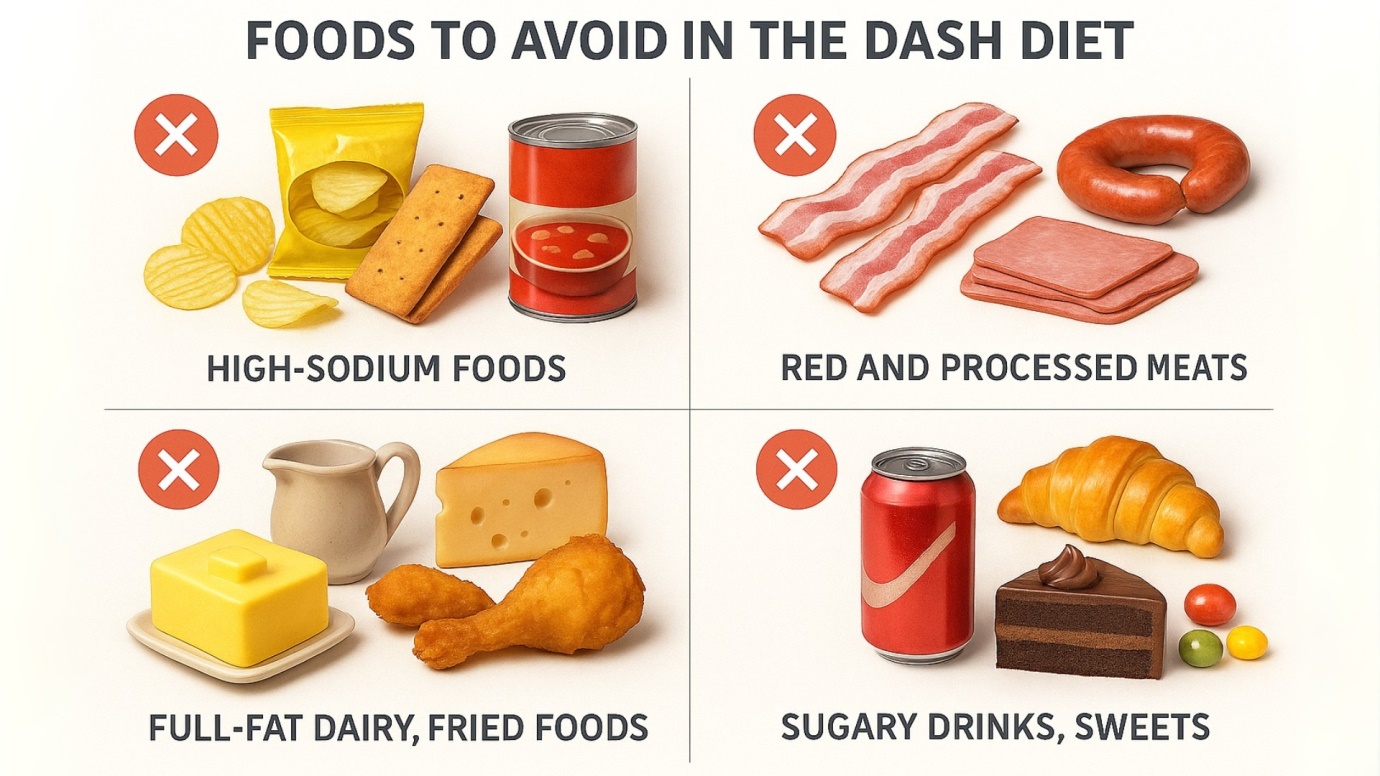 Foods to Avoid or Limit in the DASH Diet