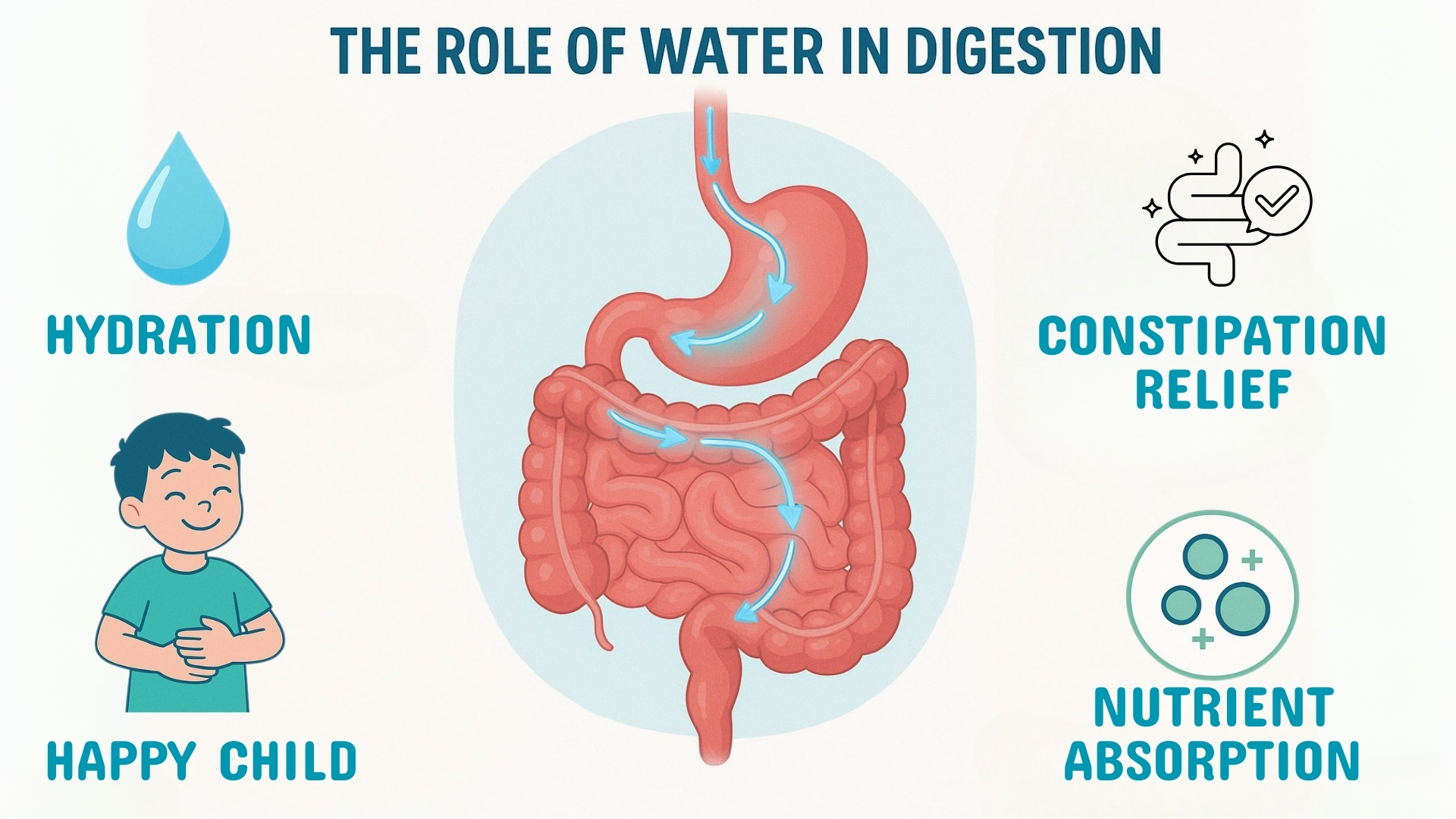 Importance of hydration in digestion