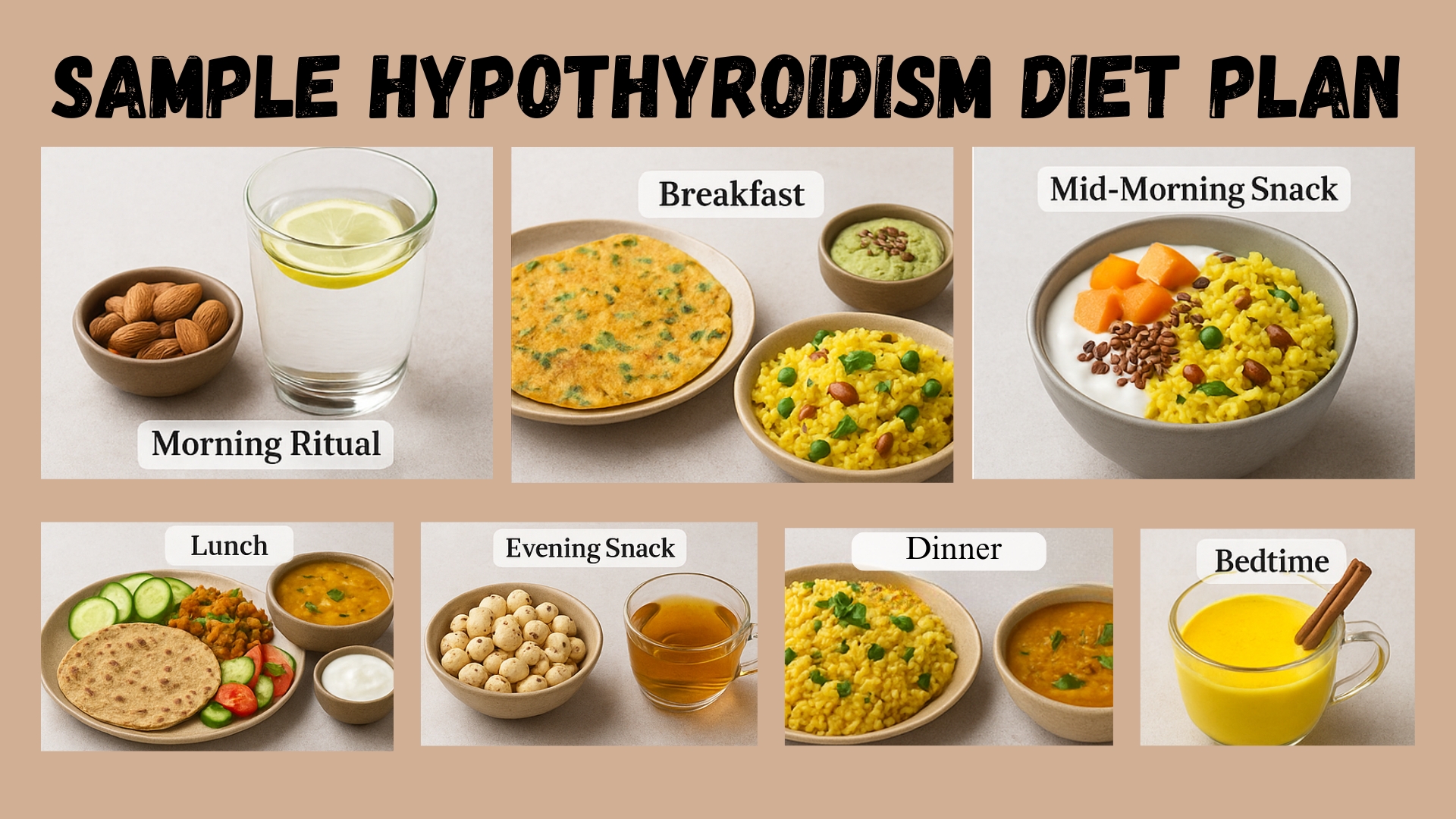 meal plan for hypothyroidism (Sample Hypothyroidism Diet Plan)
