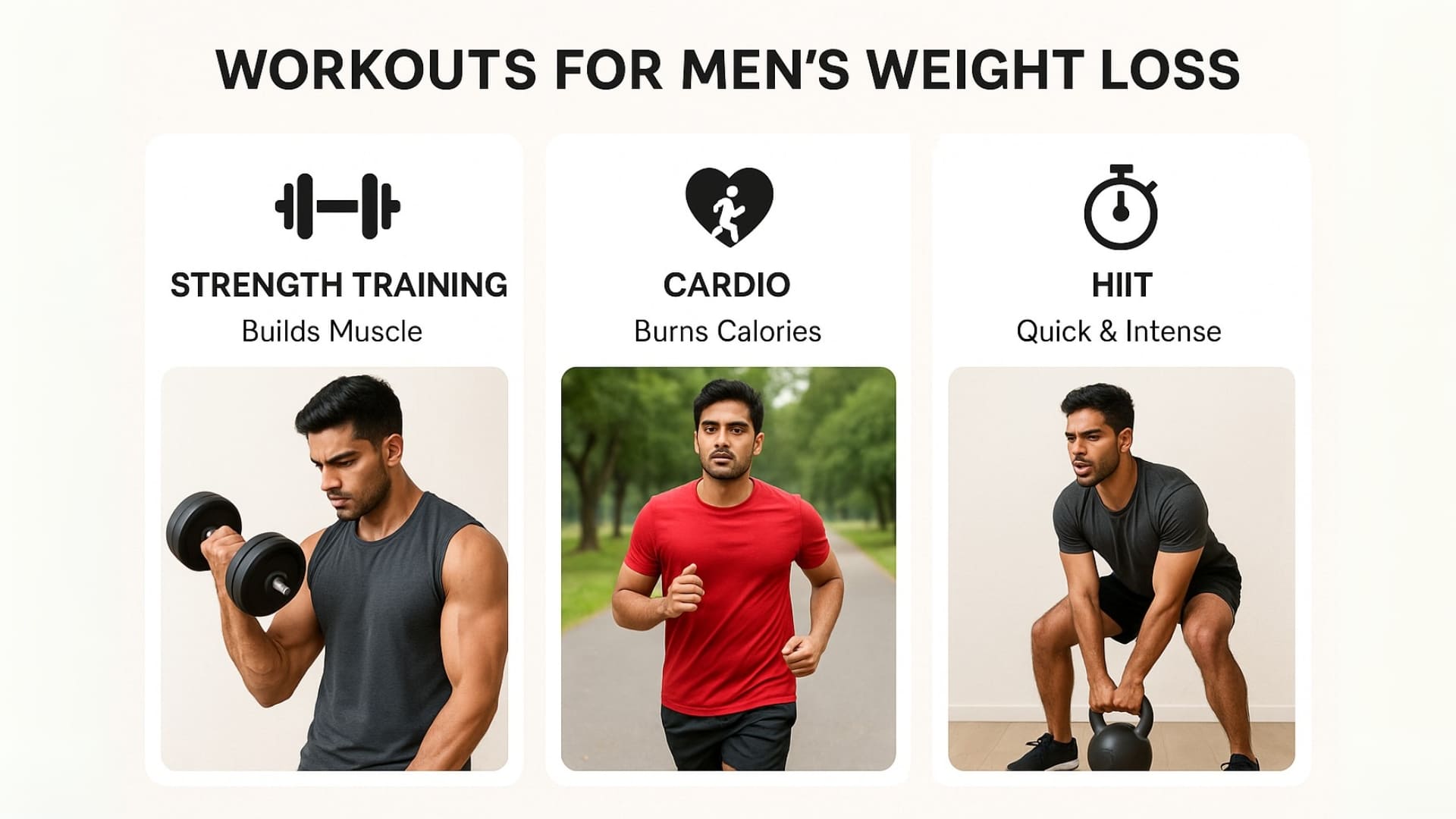 weight loss workout for men (Integrating Weight loss workouts for men with Diet)