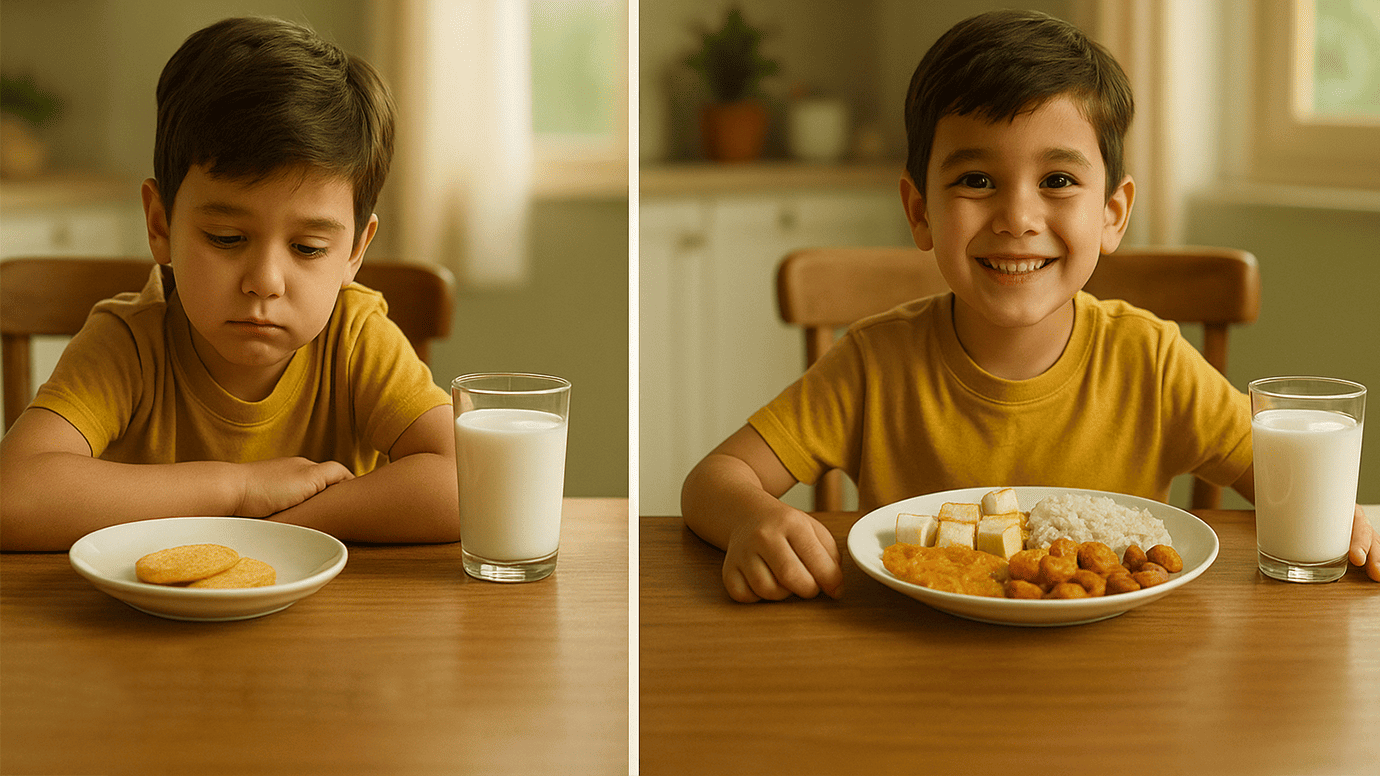 Common Mistakes to Avoid while giving Protein rich veg diet to Kids