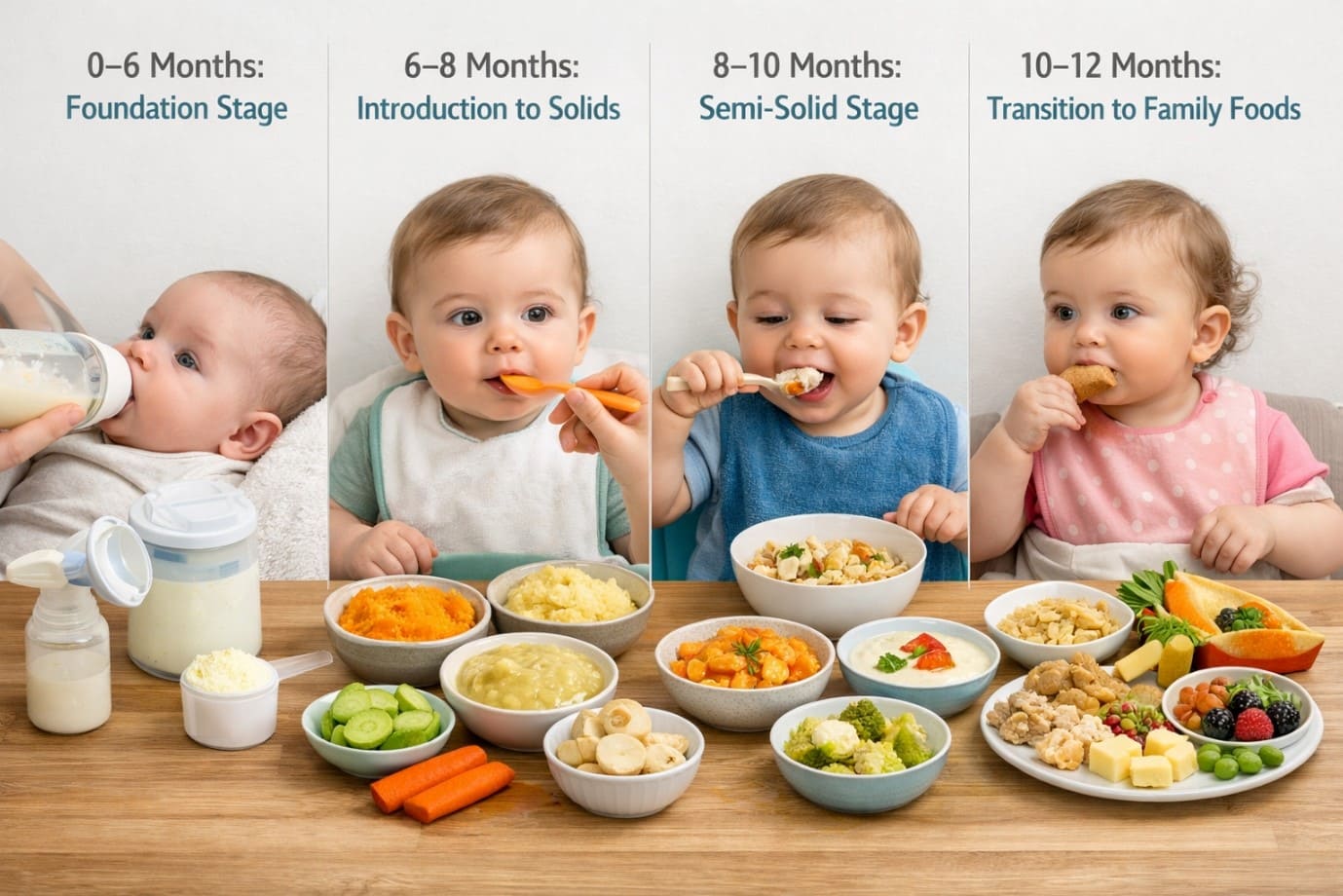 Age-wise Diet Plan for Brain Development in Infants Age-wise Diet Plan for Brain Development in Infants