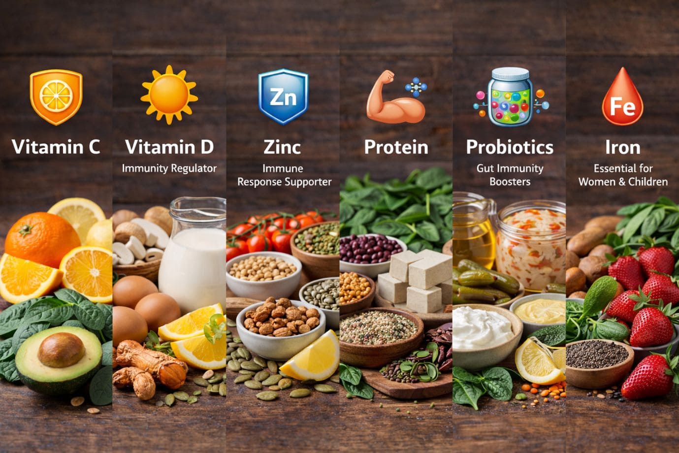 Top Nutrients Required for a Strong Immune System