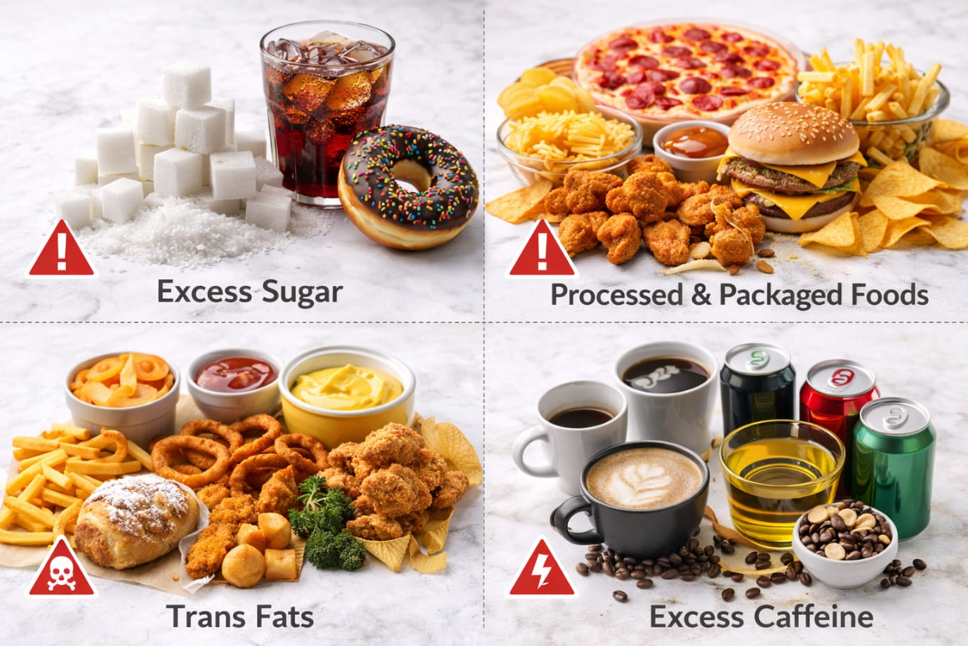 Foods That Harm Brain Health