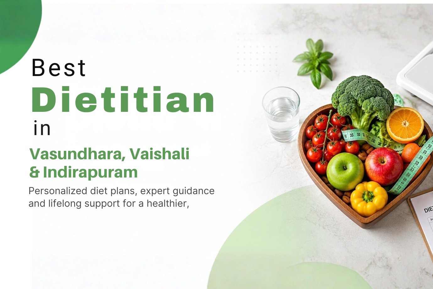 Best Dietitian in Vasundhara, Vaishali & Indirapuram- Personalized Nutrition Plans