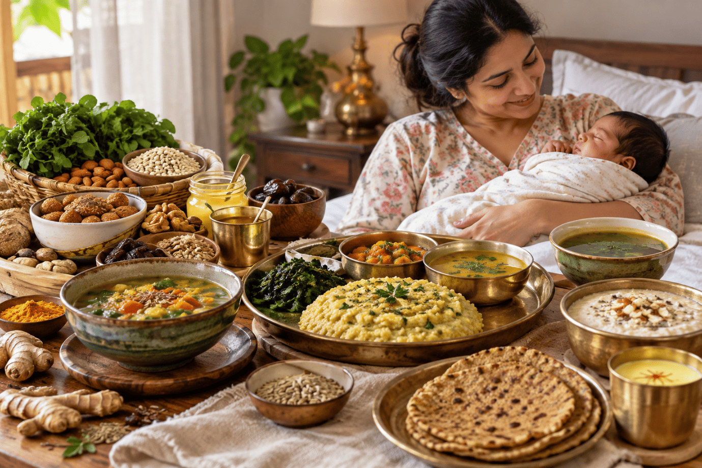 Traditional Indian Foods for Recovering Indian Moms after Delivery Traditional Indian Foods for Recovering Indian Moms after Delivery